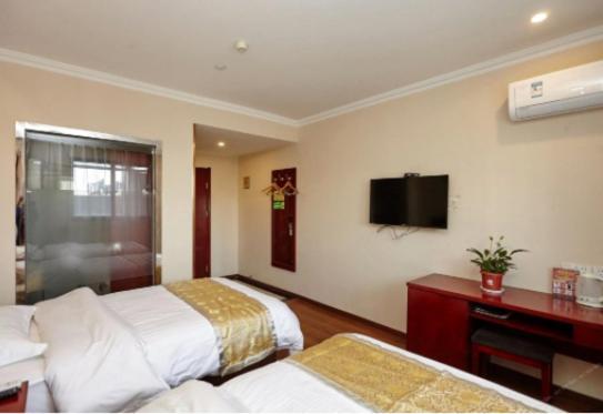 Greentree Inn Jiangsu Suzhou Suzhouleyuan Tianping College Business Hotel Kültér fotó